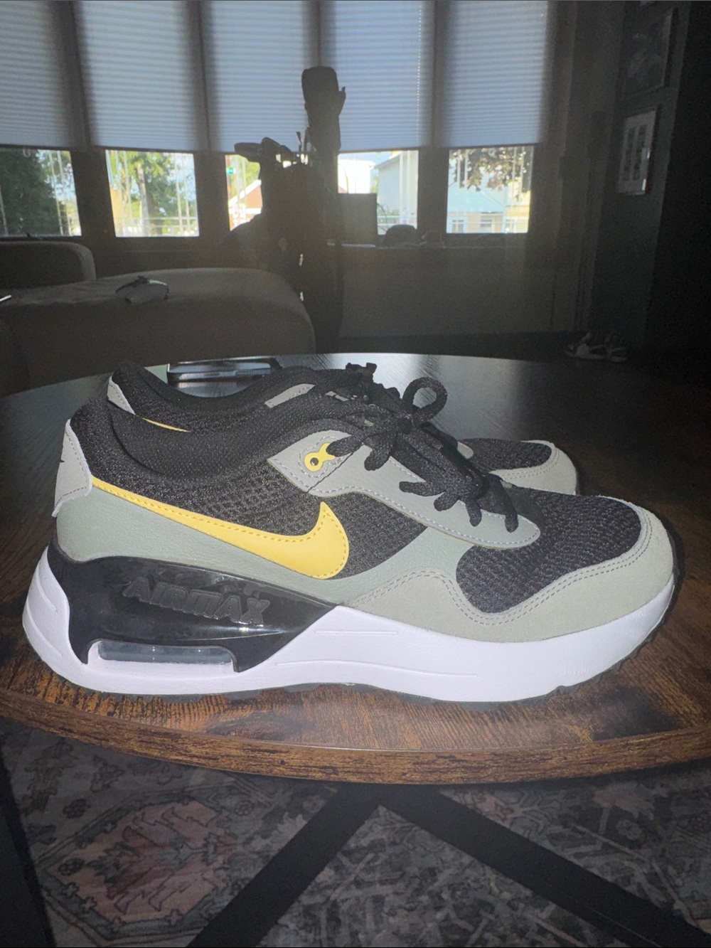 Nike Men’s Air Max Sneakers - Black, Olive & Yellow